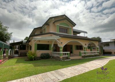 House for sale 6 bedroom with Land size 437 sqw at Moobaan Lanna ville , Sanphisuea ,Chiang Mai