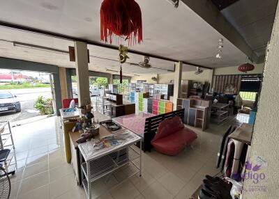 ฺOne storey building for rent 400 sqm near Homepro Sansai, Nong Chom, Sansai, Chiang Mai