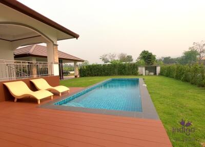 New 4 Bedroom House with Private Swimming Pool For Sale in Doi Saket Countryside. Chiang Mai.