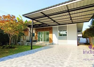 Lovely single storey 2 bedroom house for sale at 99 Avenue Sansai, Chiang Mai.