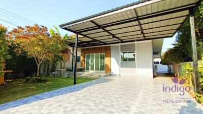 Lovely single storey 2 bedroom house for sale at 99 Avenue Sansai, Chiang Mai.