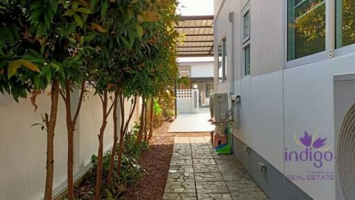 Lovely single storey 2 bedroom house for sale at 99 Avenue Sansai, Chiang Mai.