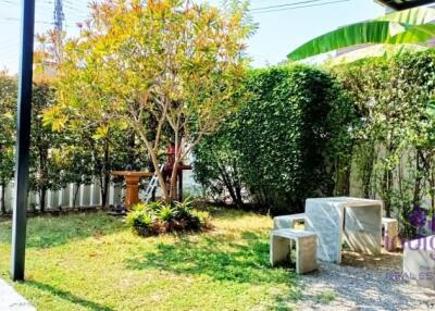 Lovely single storey 2 bedroom house for sale at 99 Avenue Sansai, Chiang Mai.