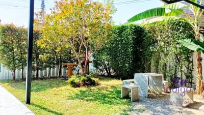 Lovely single storey 2 bedroom house for sale at 99 Avenue Sansai, Chiang Mai.