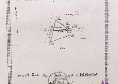 Land for sale 322 SQW from main road around 50 meter, near flower garden tourist attractions Sanphisuea Chiang Mai