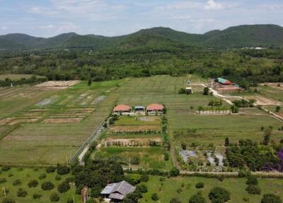 Wonderful established self-sufficient farm for sale with 2 well-built houses in the countryside in Lamphun