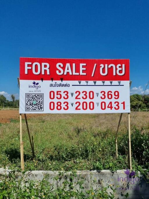 Land for sale 200 Sqw at Huay Sai , Sankamphaeng Chiangmai