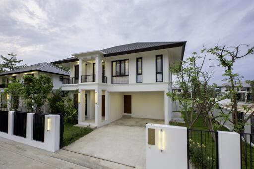 New house villa888 project 3 bedroom 3 bathroom nong phueng, saraphi district chiang mai