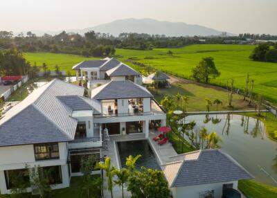 New house villa888 project 5 bedroom 7 bathroom nong phueng, saraphi district chiang mai