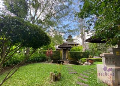 House for sale opposite Four Seasons Resort Rimtai Maerim Chiang Mai