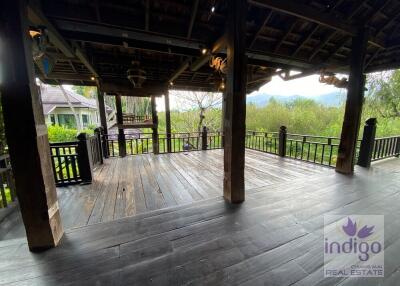 House for sale opposite Four Seasons Resort Rimtai Maerim Chiang Mai