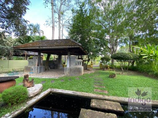 House for sale opposite Four Seasons Resort Rimtai Maerim Chiang Mai