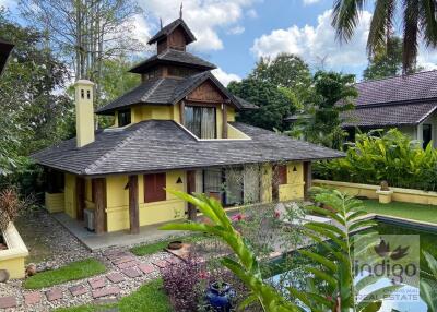 House for sale opposite Four Seasons Resort Rimtai Maerim Chiang Mai