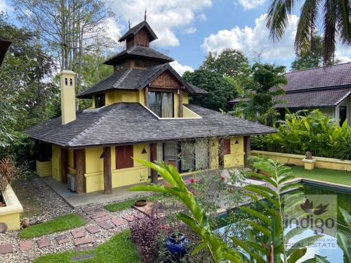 House for sale opposite Four Seasons Resort Rimtai Maerim Chiang Mai