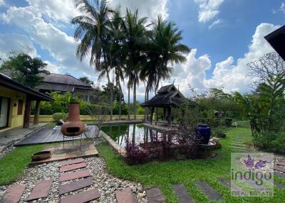 House for sale opposite Four Seasons Resort Rimtai Maerim Chiang Mai