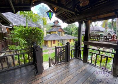 House for sale opposite Four Seasons Resort Rimtai Maerim Chiang Mai