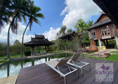 House for sale opposite Four Seasons Resort Rimtai Maerim Chiang Mai