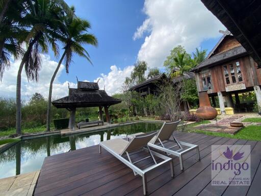 House for sale opposite Four Seasons Resort Rimtai Maerim Chiang Mai