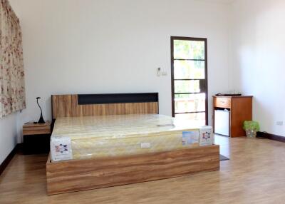 Two bedroom fully furnished house for rent in Mae Rim.  Overlooks the mountains and surrounded by mature trees