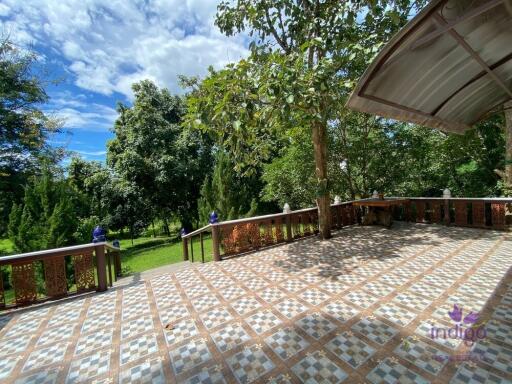 Lovely 1-2 bedrooms split level home amongst trees. The house is on a large property in Mae Rim with a few other houses. Mae Rim Chiang Mai