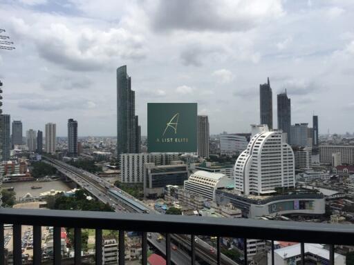 balcony with city skyline view