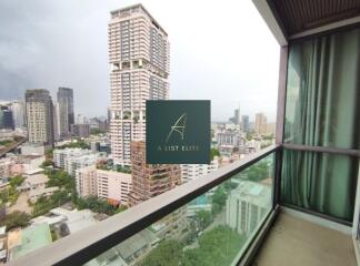 Balcony with city view