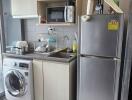 Modern kitchen with appliances