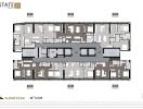 Detailed floor plan of 36th floor in State 39 Summit building