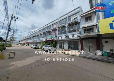 Exterior view of commercial buildings