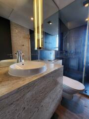 Modern bathroom with a minimalist design