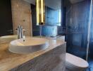 Modern bathroom with a minimalist design