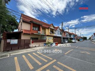 Street view of residential buildings