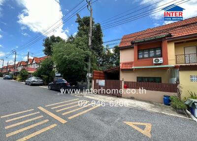 Exterior view of a house in a residential neighborhood