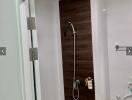 Modern bathroom with shower