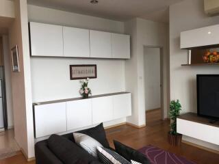 Living room with modern furniture