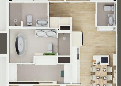 floor plan of an apartment