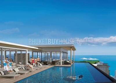 KAM22295: Seaview Apartment in the Hi End Resort Style Development in Kamala for Sale