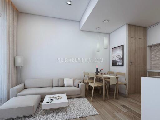 KAM22295: Seaview Apartment in the Hi End Resort Style Development in Kamala for Sale