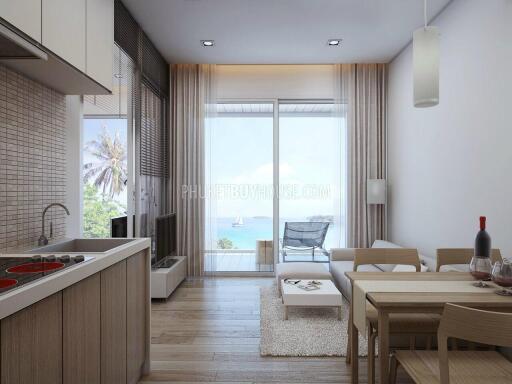 KAM22295: Seaview Apartment in the Hi End Resort Style Development in Kamala for Sale