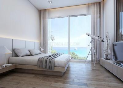 KAM22295: Seaview Apartment in the Hi End Resort Style Development in Kamala for Sale