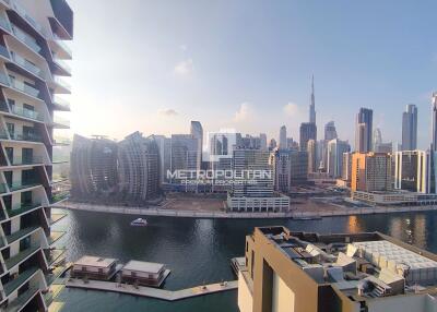 Burj Khalifa  Canal and Pool View  Higher Floor