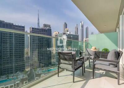 HOT DEAL ! 1BR W /  PARTIAL  BURJ KHALIFA VIEWS