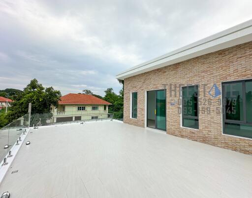 Main living space with rooftop terrace