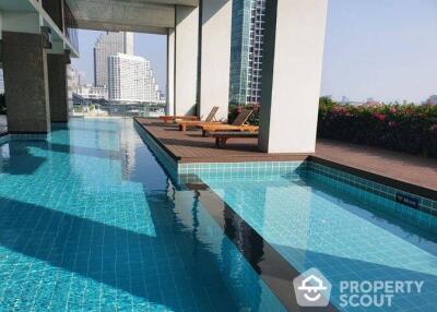 2-BR Condo at The Light House Sathorn–chareonnakorn near BTS Krung Thon Buri