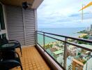 Balcony with ocean view