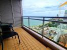 Balcony with ocean view