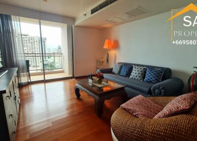 Living room with balcony