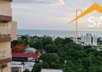 View from the balcony overlooking the greenery and ocean