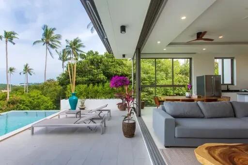 Luxury Sea View Villa for Sale Near the Beach, Koh Samui