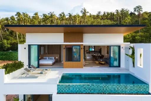 Luxury Sea View Villa for Sale Near the Beach, Koh Samui